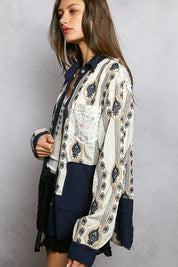 The Drifter's Daughter Button-Down Embroidered Shirt