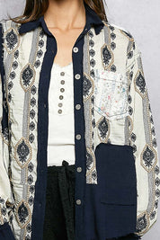 The Drifter's Daughter Button-Down Embroidered Shirt