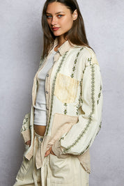 The Drifter's Daughter Button-Down Embroidered Shirt