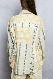 The Drifter's Daughter Button-Down Embroidered Shirt