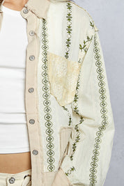 The Drifter's Daughter Button-Down Embroidered Shirt