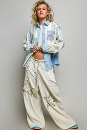 The Drifter's Daughter Button-Down Embroidered Shirt