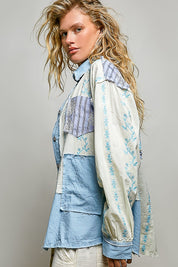 The Drifter's Daughter Button-Down Embroidered Shirt