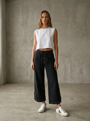 The Essential Mineral Washed Denim Pants