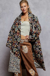 The Fortune Teller Jacquard Lace Patch Coat