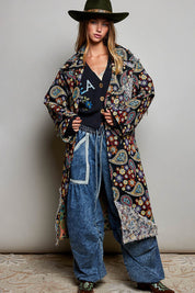 The Fortune Teller Jacquard Lace Patch Coat