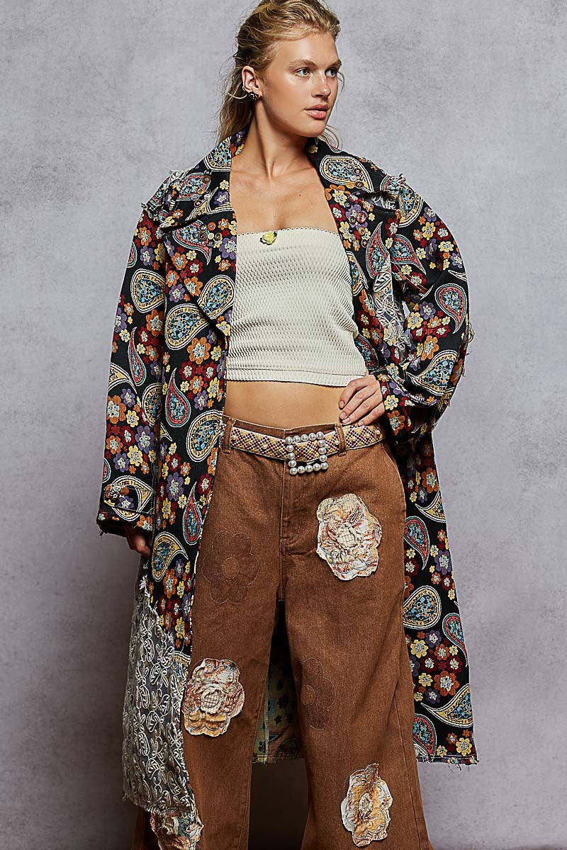 The Fortune Teller Jacquard Lace Patch Coat
