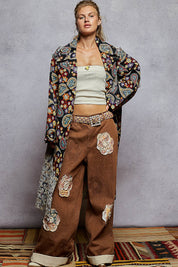 The Fortune Teller Jacquard Lace Patch Coat