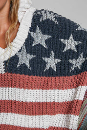 The Founder V-Neck Chenille Knit Sweater