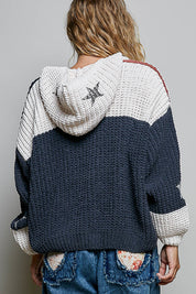 The Founder V-Neck Chenille Knit Sweater