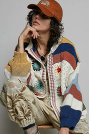 The Maker Balloon Sleeve Chenille Cardigan
