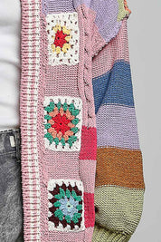 The Maker Balloon Sleeve Chenille Cardigan