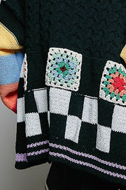 The Maker Balloon Sleeve Chenille Cardigan