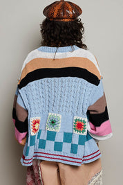 The Maker Balloon Sleeve Chenille Cardigan