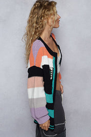 The Maker Balloon Sleeve Chenille Cardigan