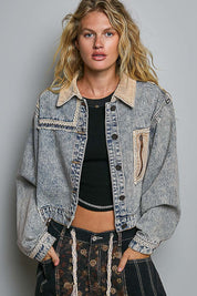 The Muse Contrast Denim Jacket