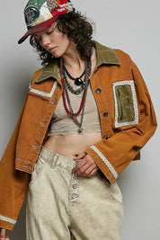 The Muse Contrast Denim Jacket