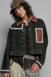 The Muse Contrast Denim Jacket