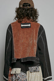The Muse Contrast Denim Jacket