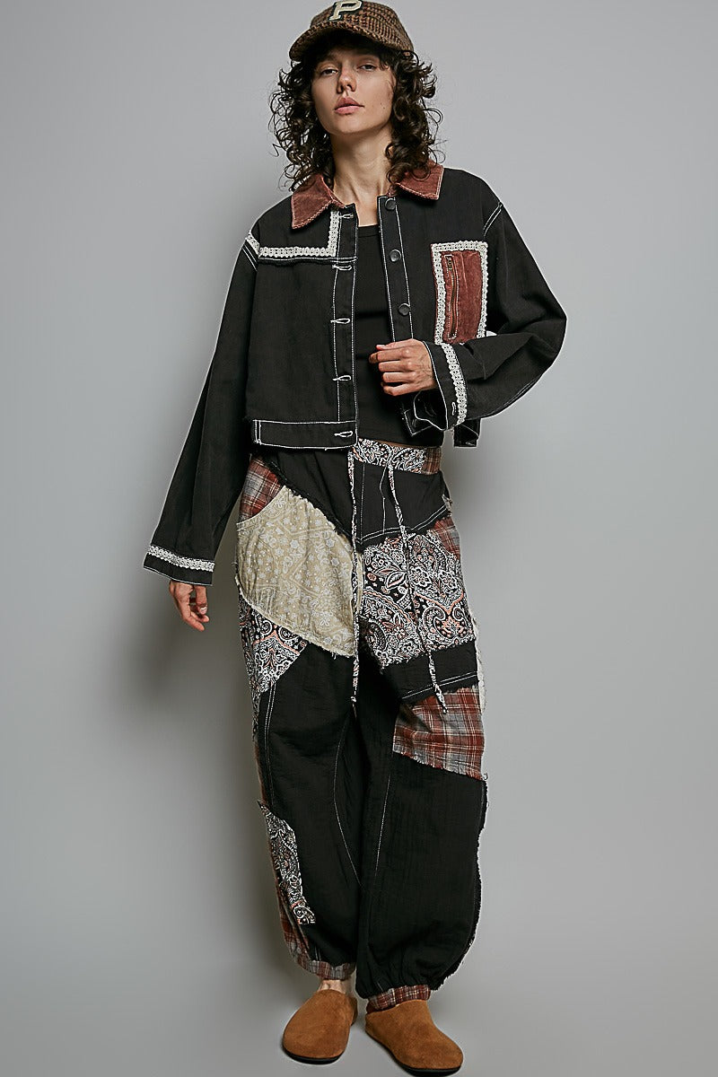 The Muse Contrast Denim Jacket