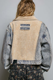 The Muse Contrast Denim Jacket