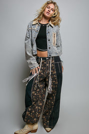 The Muse Contrast Denim Jacket