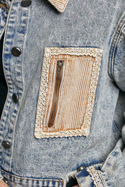 The Muse Contrast Denim Jacket