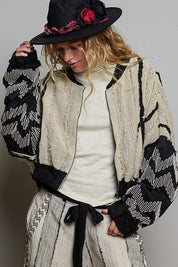 The Nomad Oversized Textured Jacket