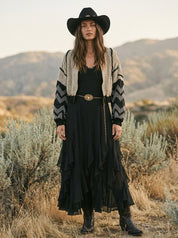 The Nomad Oversized Textured Jacket