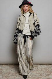 The Nomad Oversized Textured Jacket