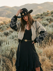 The Nomad Oversized Textured Jacket
