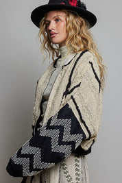 The Nomad Oversized Textured Jacket