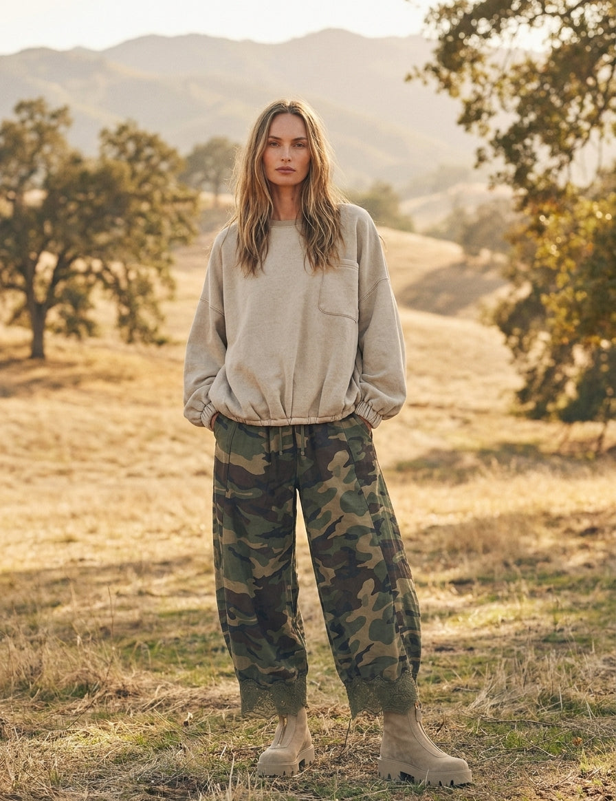 The One Pocket Oversized Mineral Wash Pullover