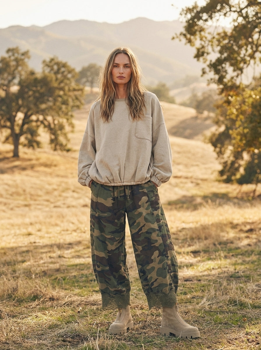 The One Pocket Oversized Mineral Wash Pullover
