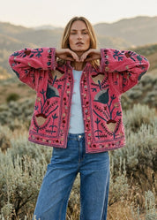 The Poet Textured Velvet Jacket