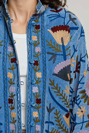 The Poet Textured Velvet Jacket