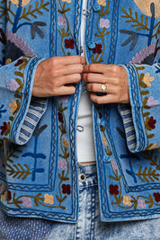 The Poet Textured Velvet Jacket