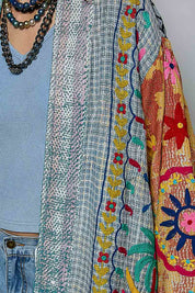 The Storyteller Patchwork & Embroidery Maxi Duster