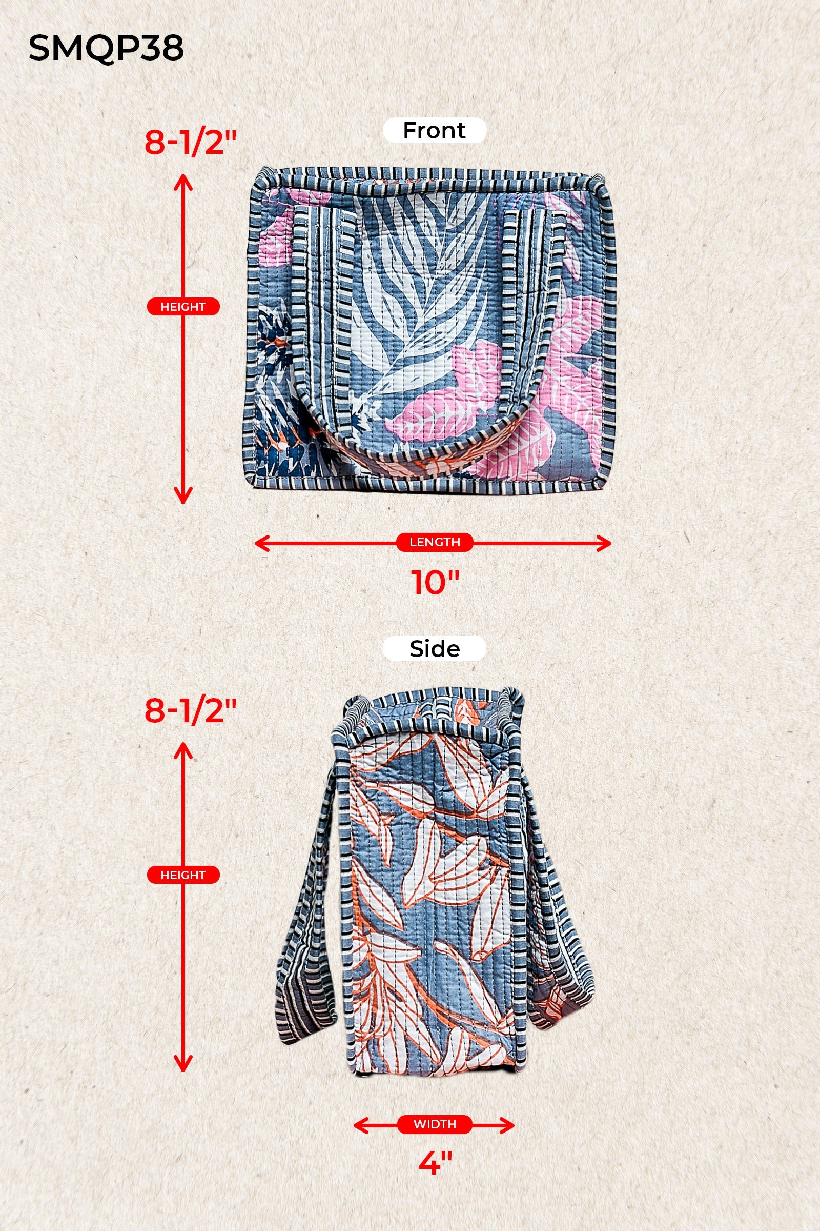 Trinket Quilted Mini Tote