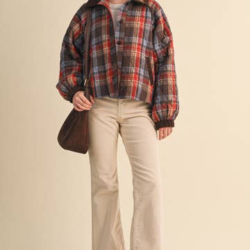 Truckee Plaid Quilted Jacket