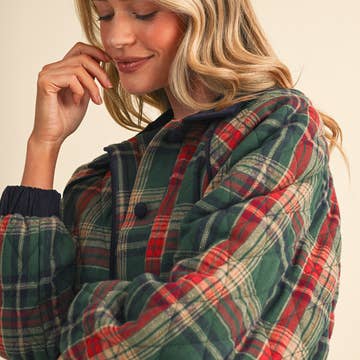 Truckee Plaid Quilted Jacket
