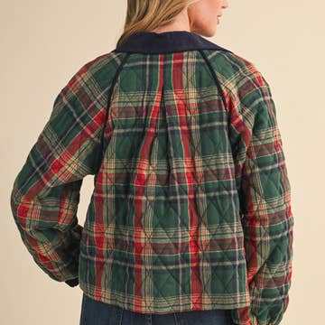 Truckee Plaid Quilted Jacket