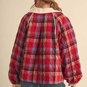 Truckee Plaid Quilted Jacket