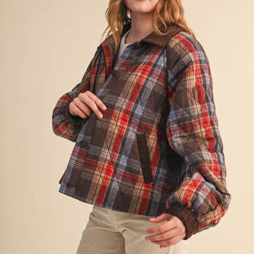 Truckee Plaid Quilted Jacket