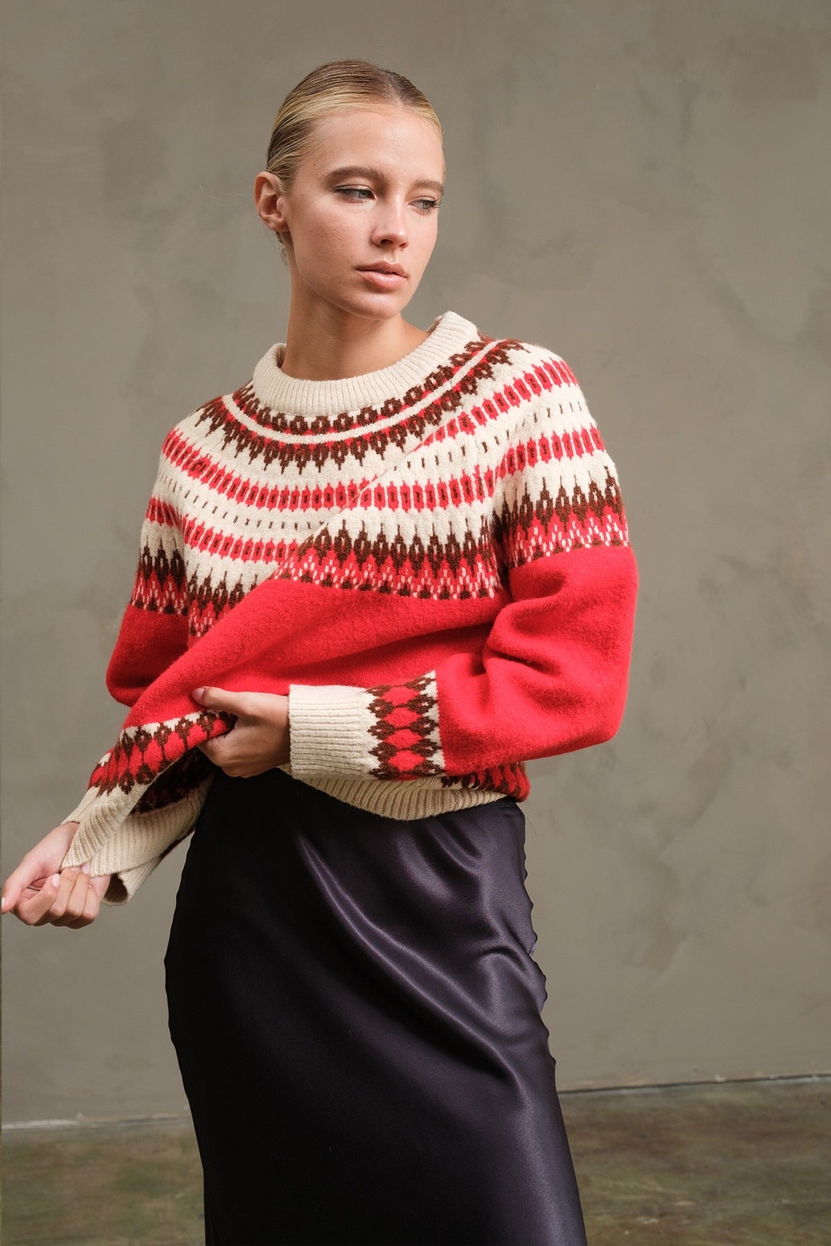 Tuolumne Fair Isle Crewneck Sweater