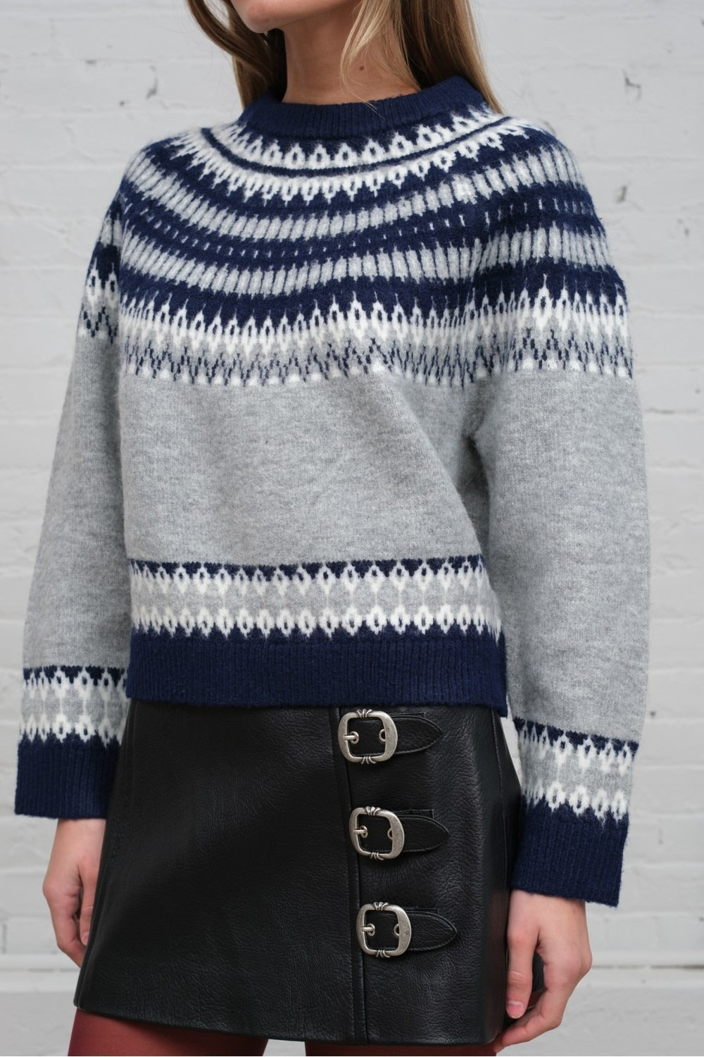 Tuolumne Fair Isle Crewneck Sweater