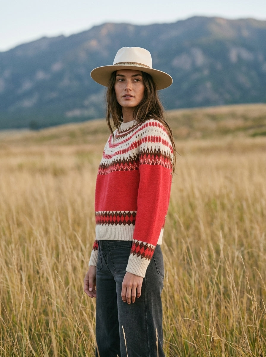 Tuolumne Fair Isle Crewneck Sweater