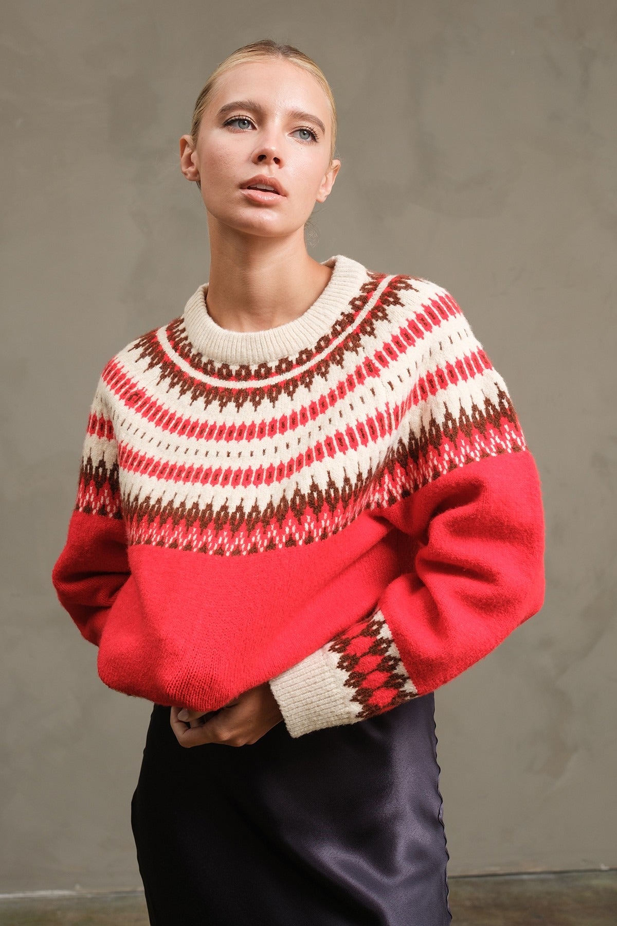 Tuolumne Fair Isle Crewneck Sweater