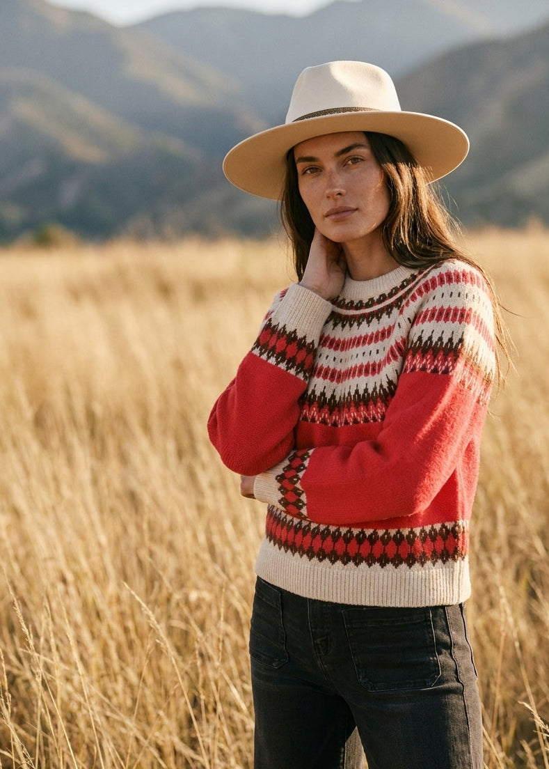 Tuolumne Fair Isle Crewneck Sweater