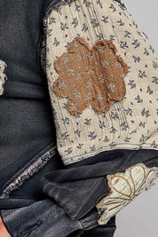 Wallflower Double Gauze French Terry Patchwork Pullover